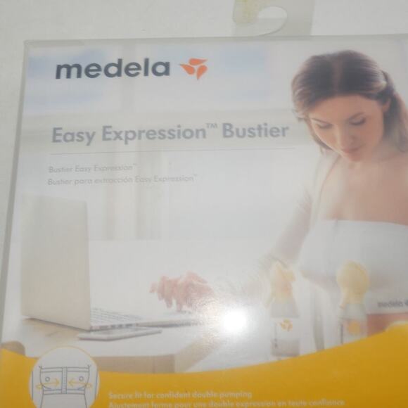 NEW Medela 3 in 1 Pumping  Nursing Bra Hands Free Pumping Bustier Black Size M - Picture 11 of 11